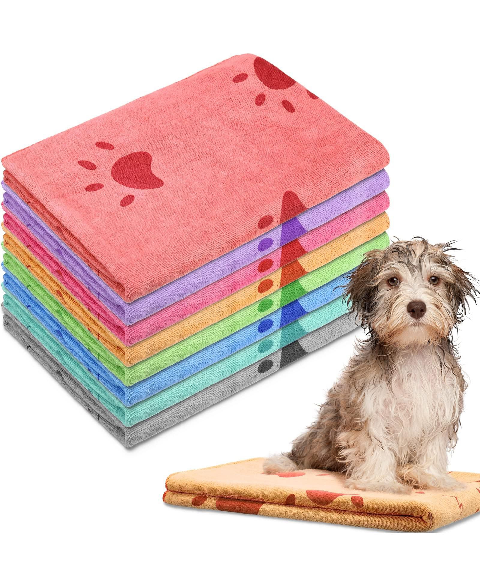 Полотенце для животных ARONKL Paws Pattern Microfiber 55" x 28"