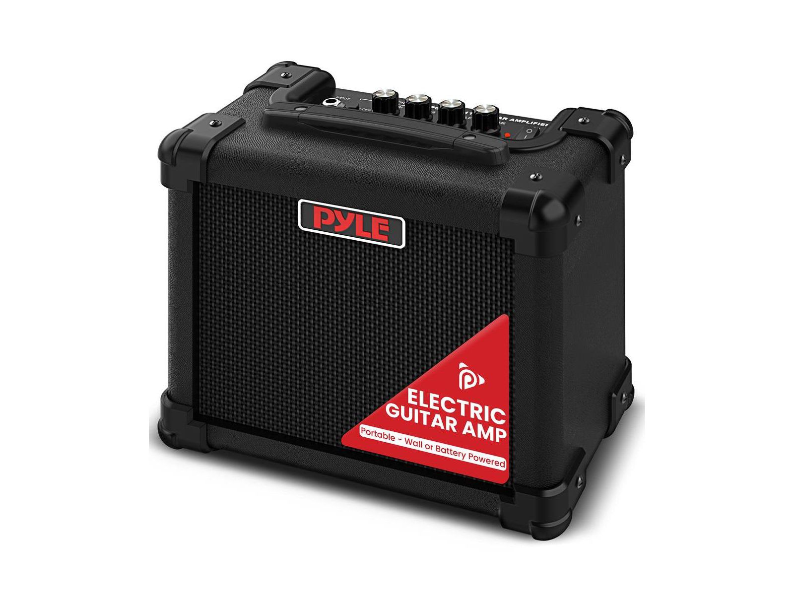 Pyle Portable 5-Inch HD Speaker 10W Guitar Amplifier