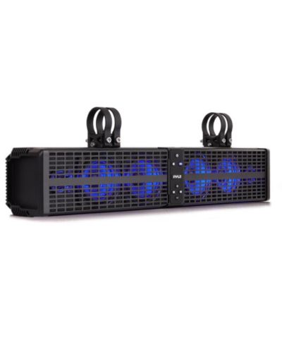 Pyle 24-Inch 2-Channel 80W Bluetooth 5.0 Weatherproof Powered Soundbar
