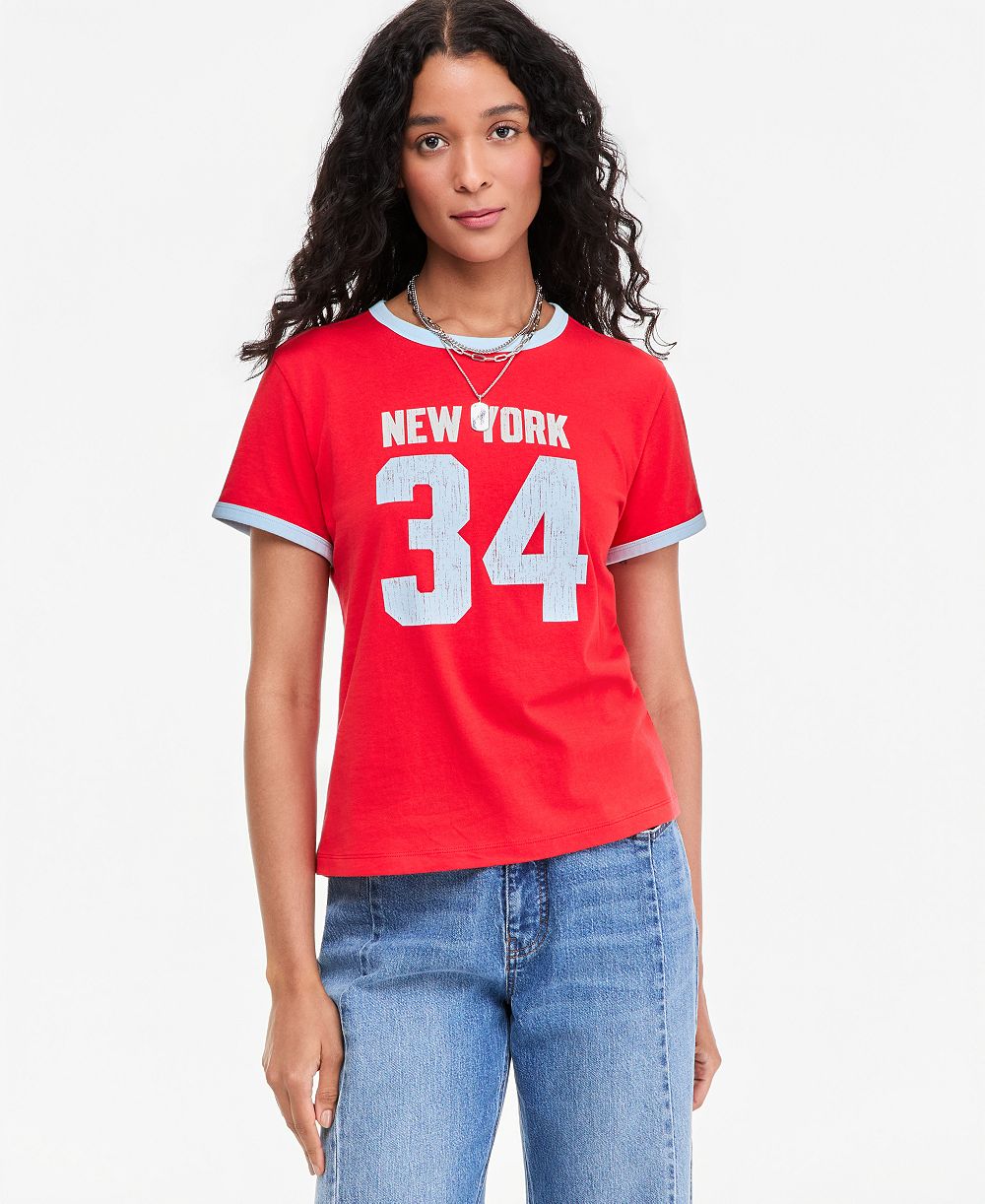 On 34th Женская спортивная футболка Ringer Graphic, эксклюзив Macy's
