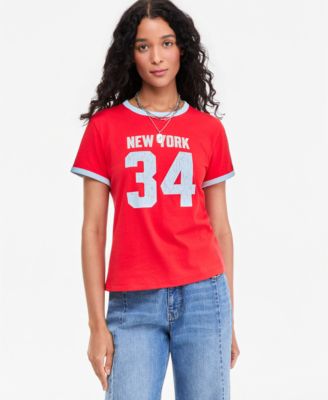 On 34th Women's Sporty Graphic Ringer T-Shirt, Macy's Exclusive