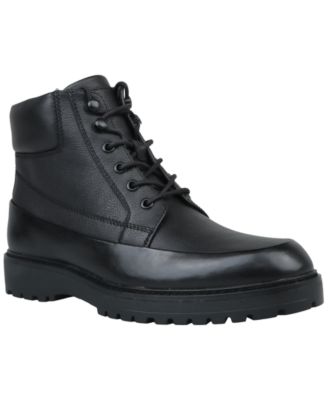 Alfani Men's Genuine Leather Lace-Up Boots