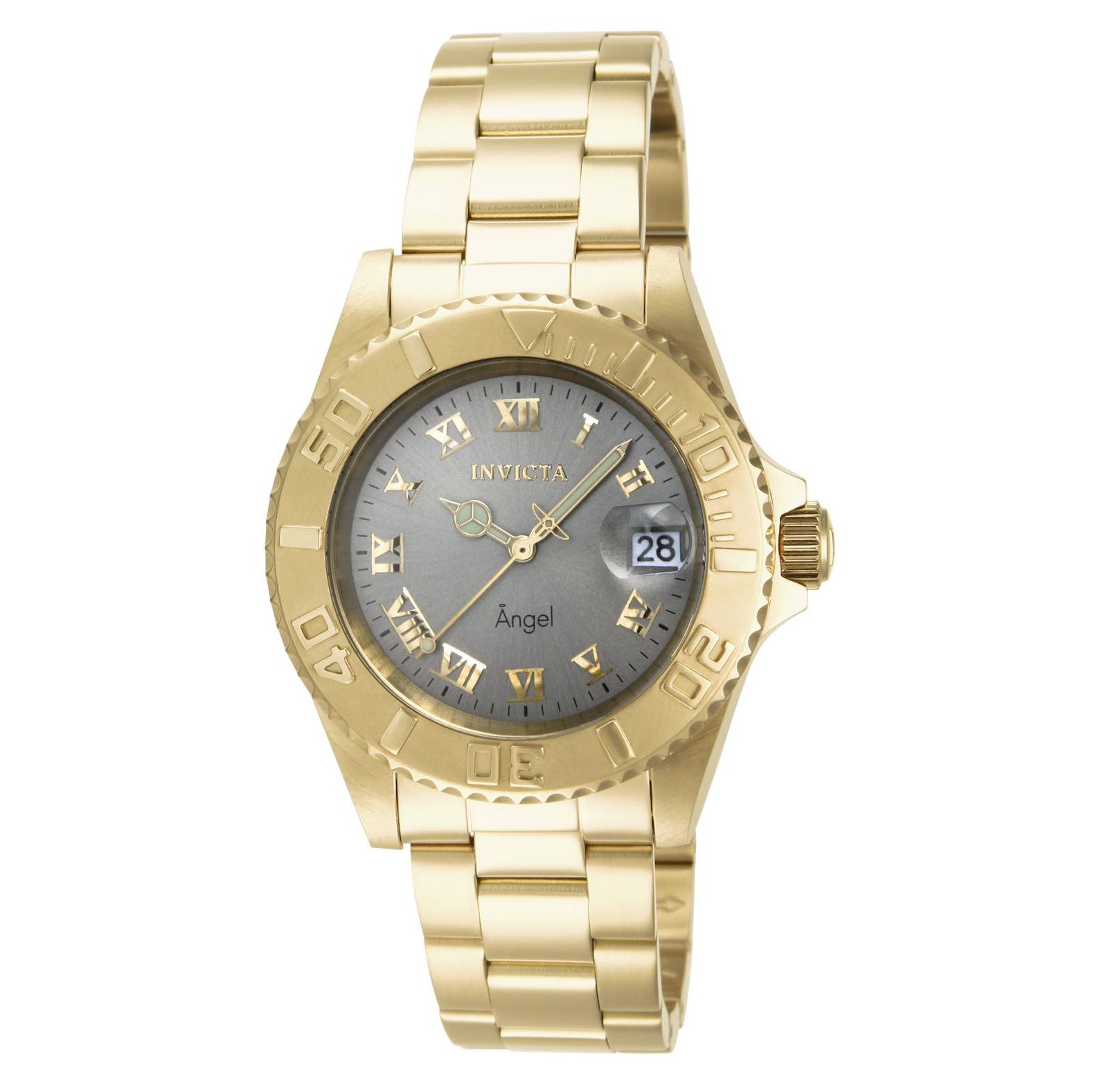 Invicta Women's 14366 Angel Quartz 3 Hand Light Grey Dial Watch