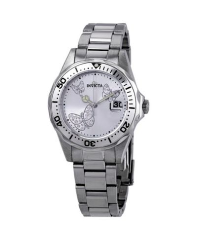 Invicta Men's 12503 Angel Quartz 3 Hand Metallic Dial Watch