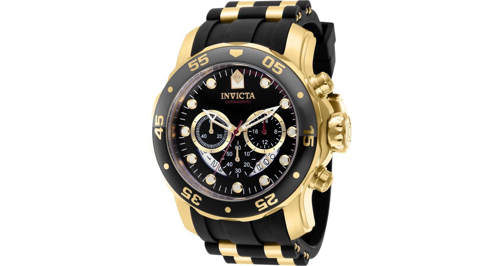 Мужские Invicta 37228 Pro Diver Quartz Chronograph Dial Watch