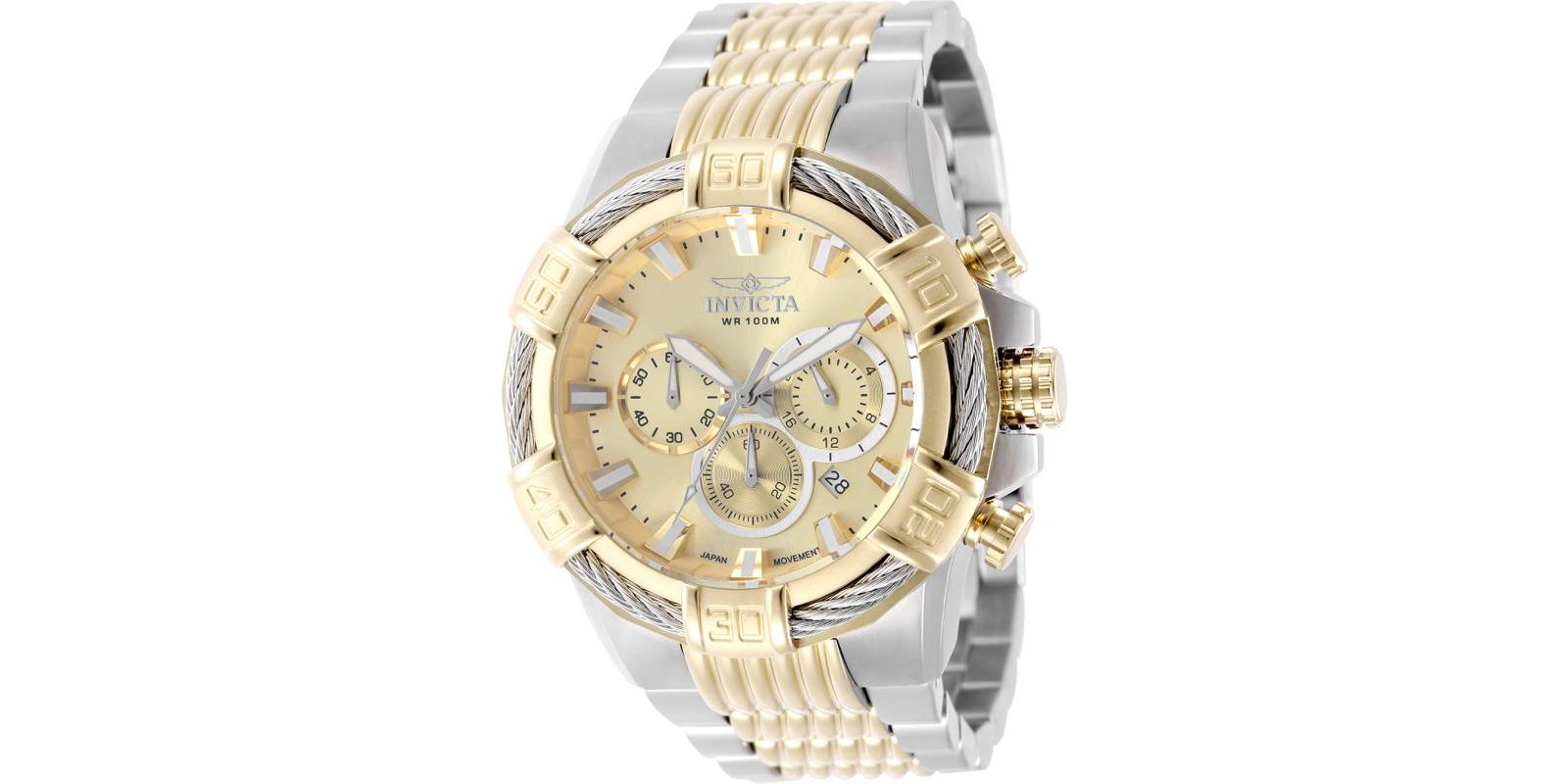 Invicta Men's 49902 Bolt Quartz VD53 Brass Dial Watch