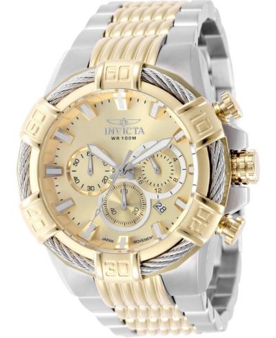 Invicta Men's 49902 Bolt Quartz VD53 Brass Dial Watch