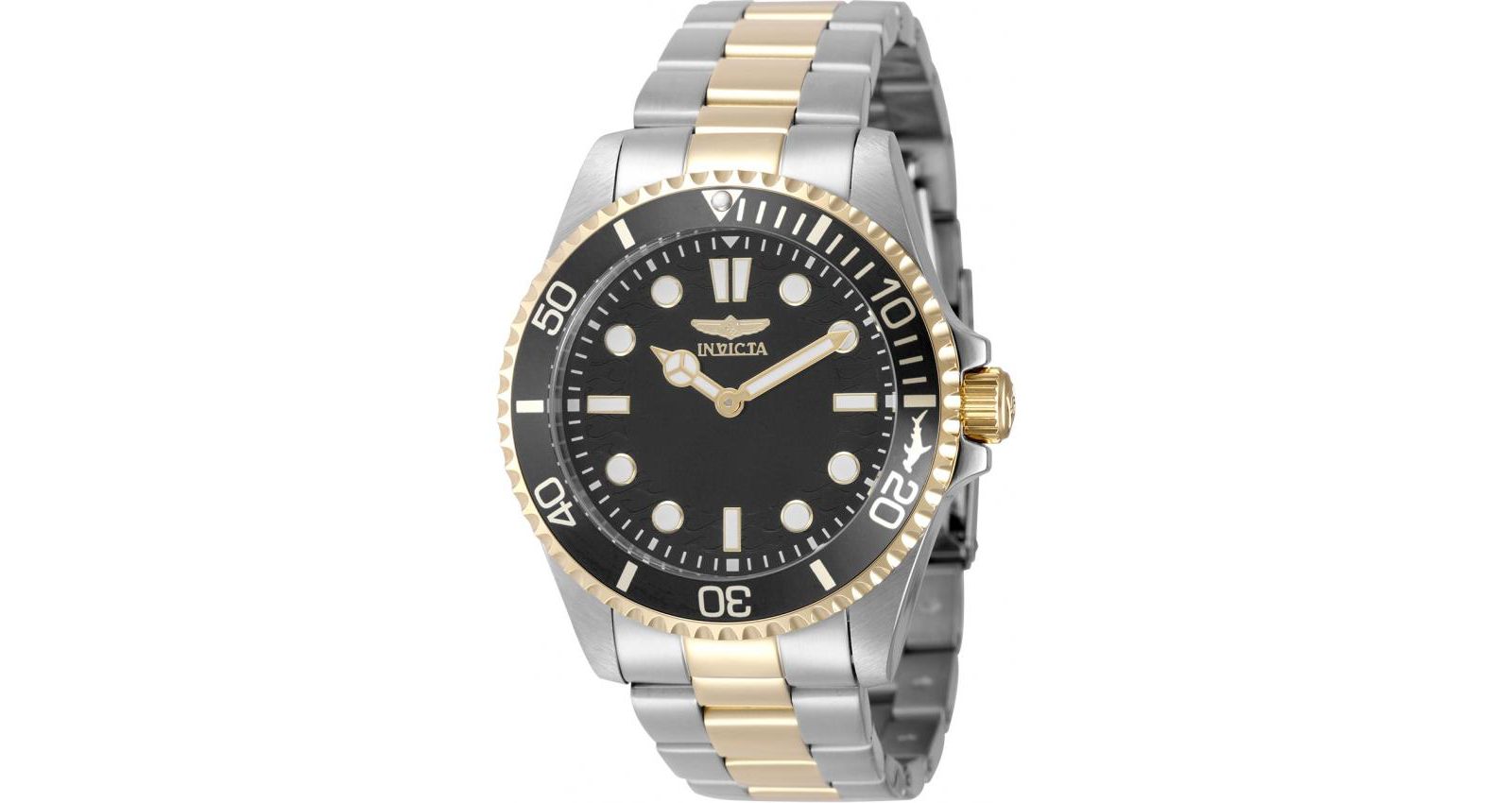 INVICTA Men's 49698 Pro Diver Quartz PC20S Brass Dial Watch