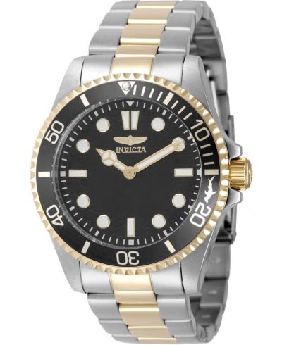 INVICTA Men's 49698 Pro Diver Quartz PC20S Brass Dial Watch