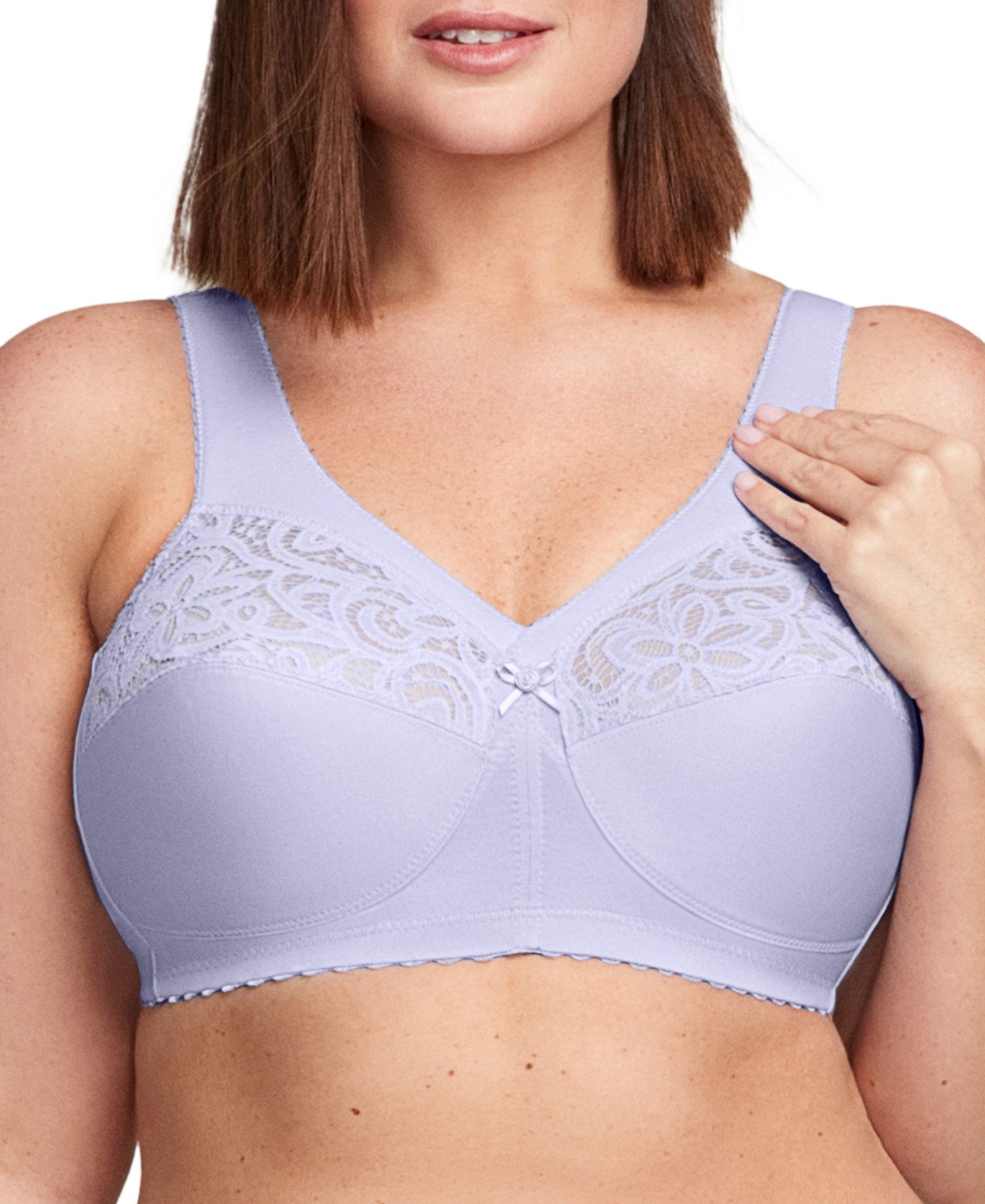 Женский хлопковый бюстгальтер MagicLift Plus Size без косточек 1001