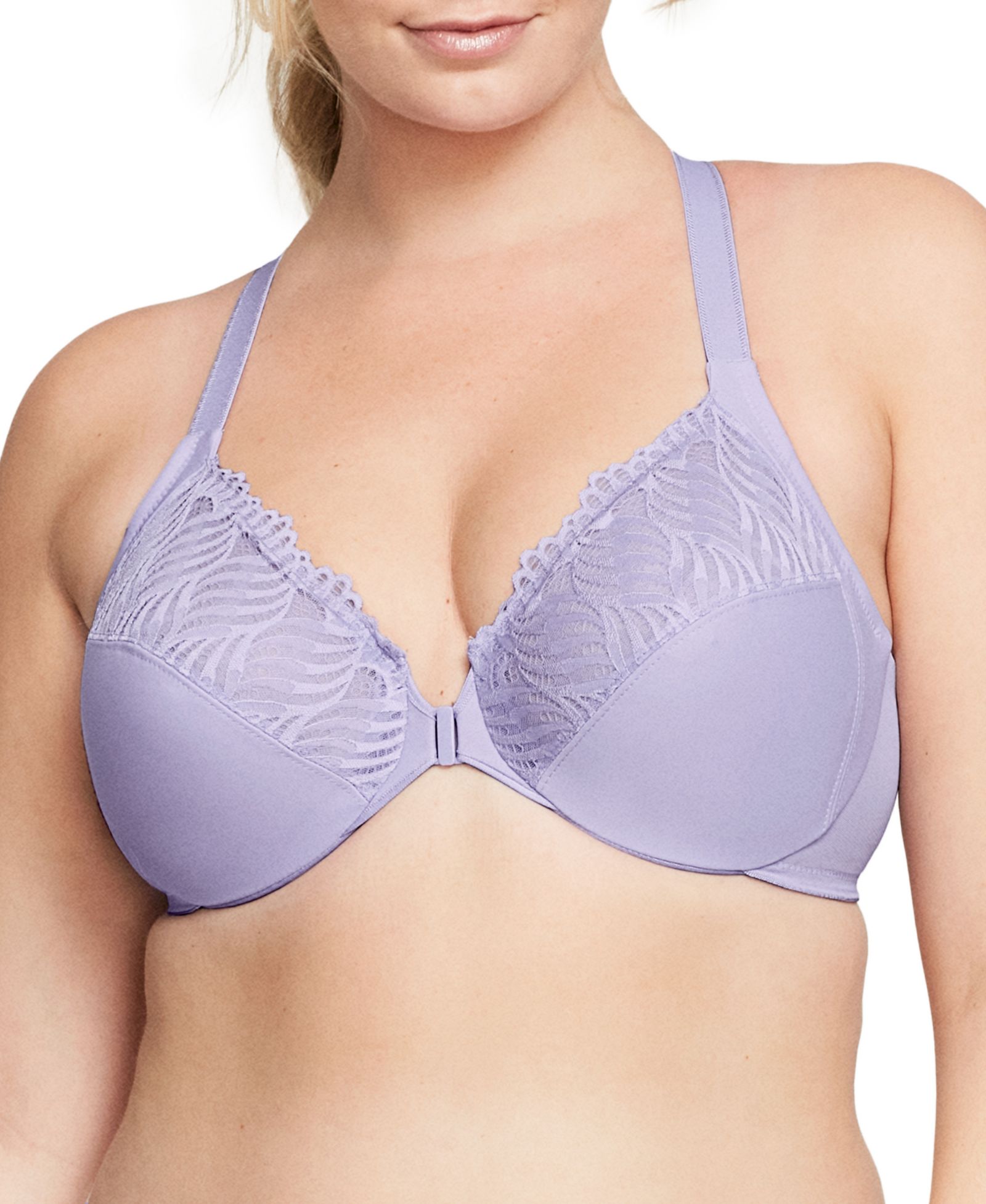 Glamorise Женский бюстгальтер Plus Size Wonder Wire Front Close T-Back 1246