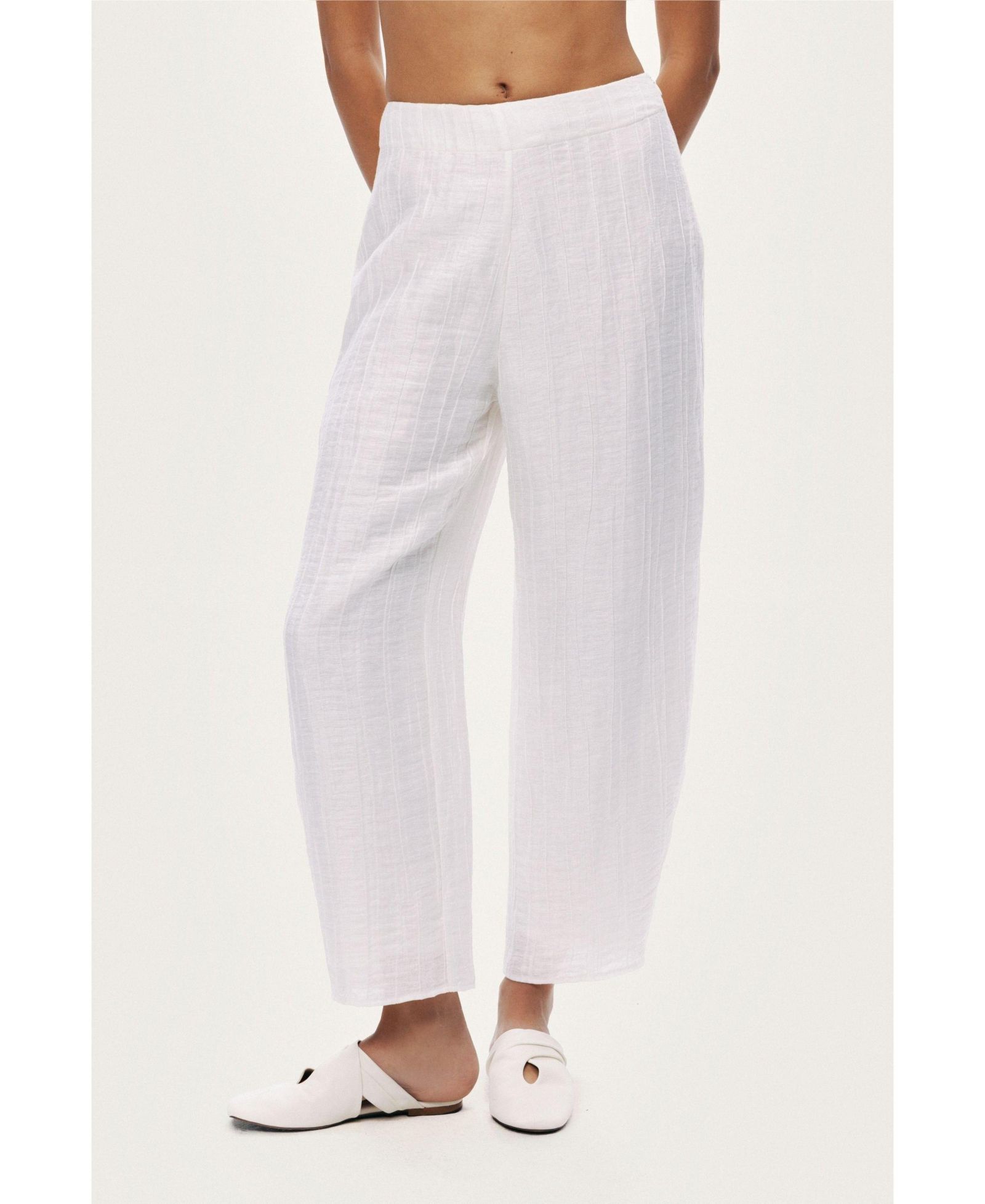 NOCTURNE Women's Relaxed Linen Pants