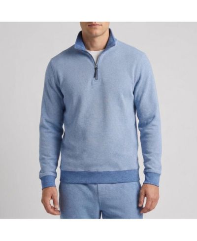 Surfside Supply Co. Men's Bobby Stripe Fleece Quarter Zip Sweater