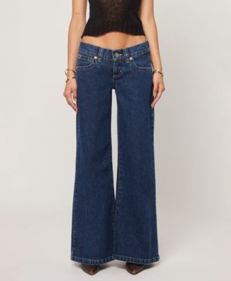 Abrand Women's 00 Tara Low-Rise Wide-Leg Jeans