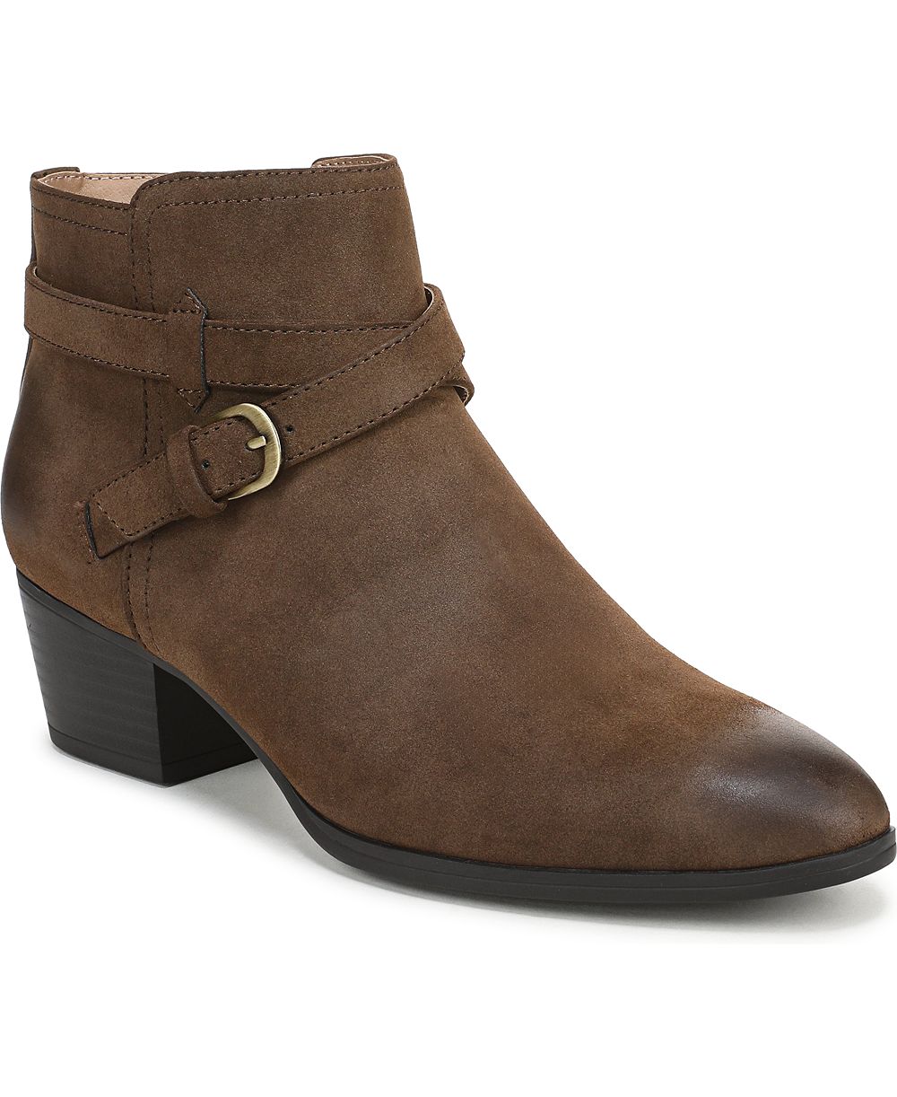 LifeStride Women's Oaklyn Zip Short Pointed Toe Booties