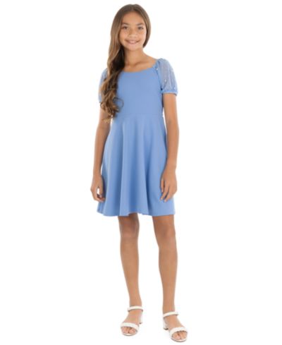 Женское короткое платье Speechless 7-16 Short-Sleeve Round Neck