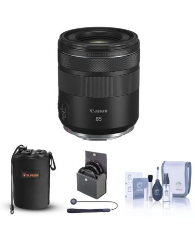 Canon RF 85mm f/2 Macro IS STM Lens with Accessories Kit