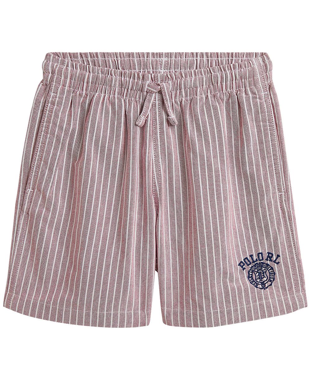 Polo Ralph Lauren Boys' 2T-7 Big Fit Striped Cotton Oxford Shorts