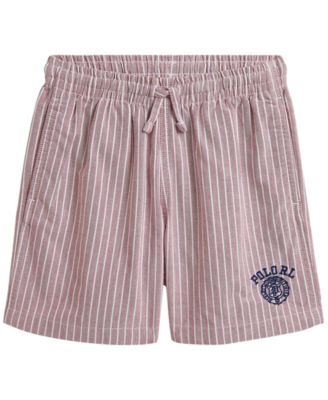 Polo Ralph Lauren Детские шорты из хлопка Oxford в полоску 2T-7 Big Fit