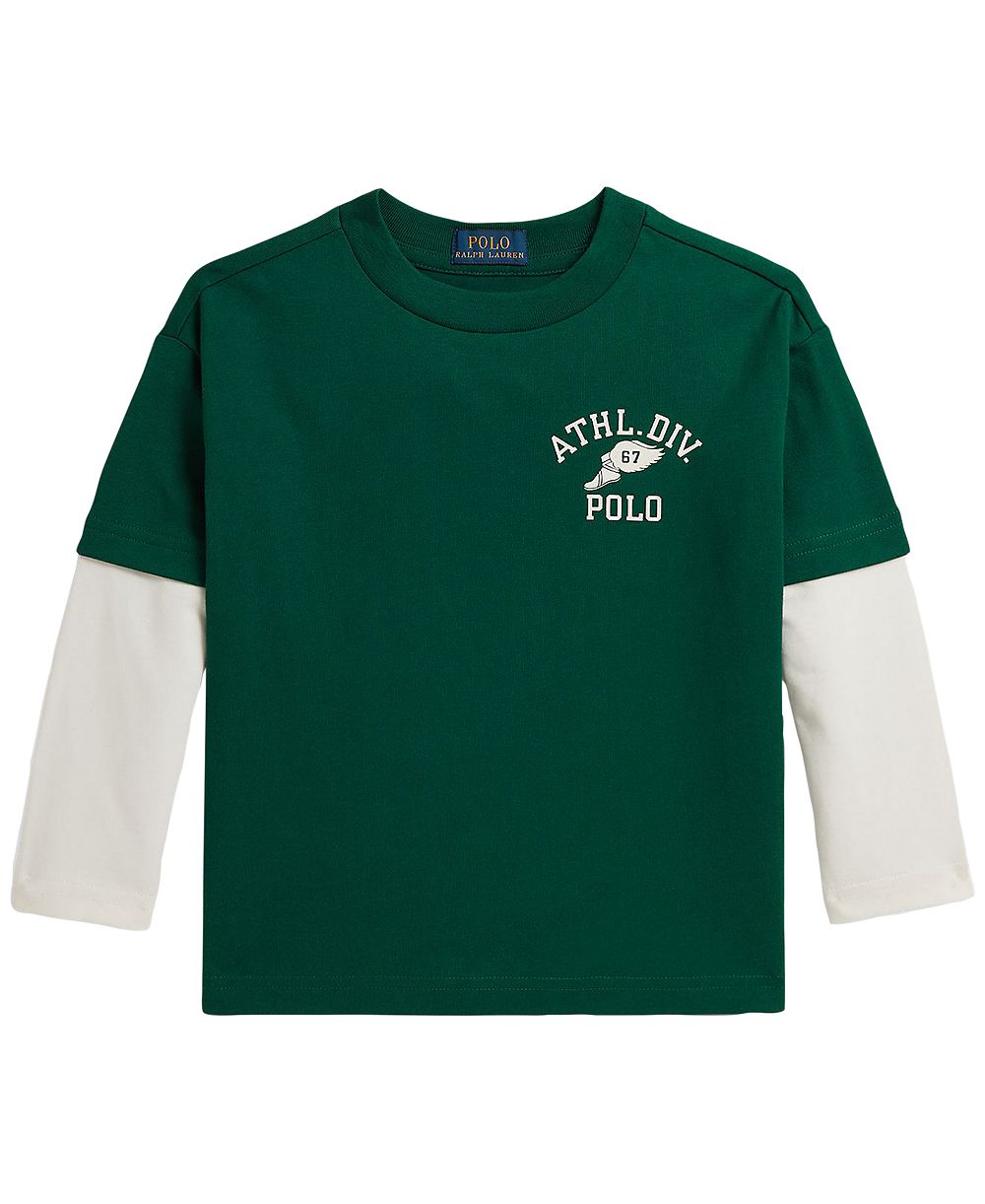 Polo Ralph Lauren Boys' 2T-7 Big Fit Cotton Layered-Effect T-Shirt