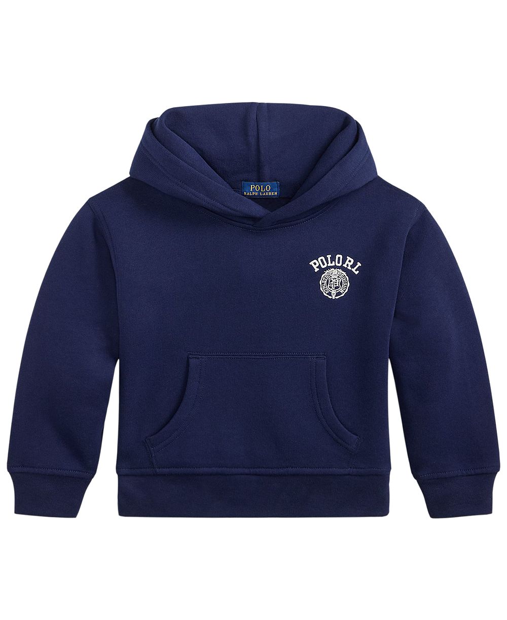 Детское флисовое худи Polo Ralph Lauren Big Fit Logo с длинным рукавом