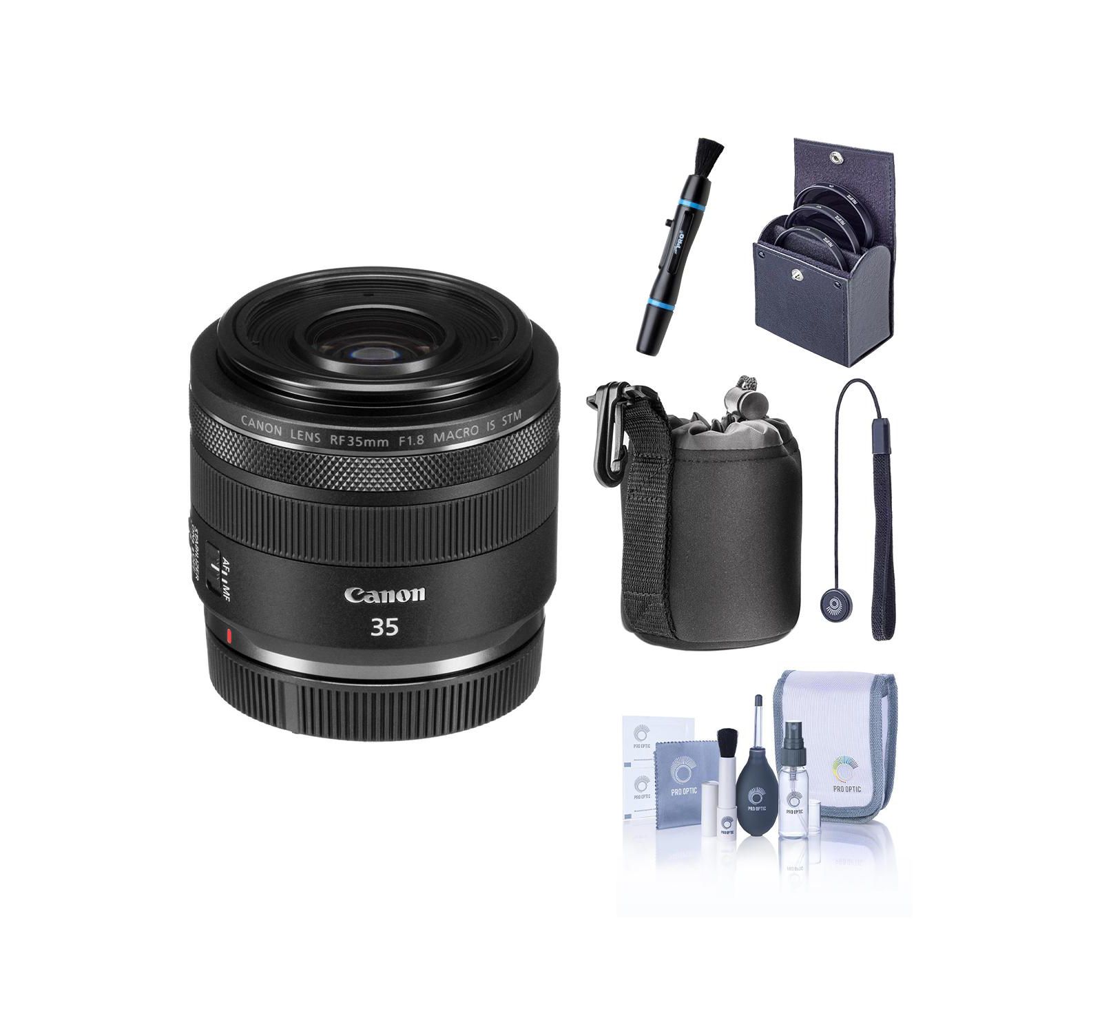 Canon RF 35mm f/1.8 Macro IS STM Lens,Bundle with Included Value
