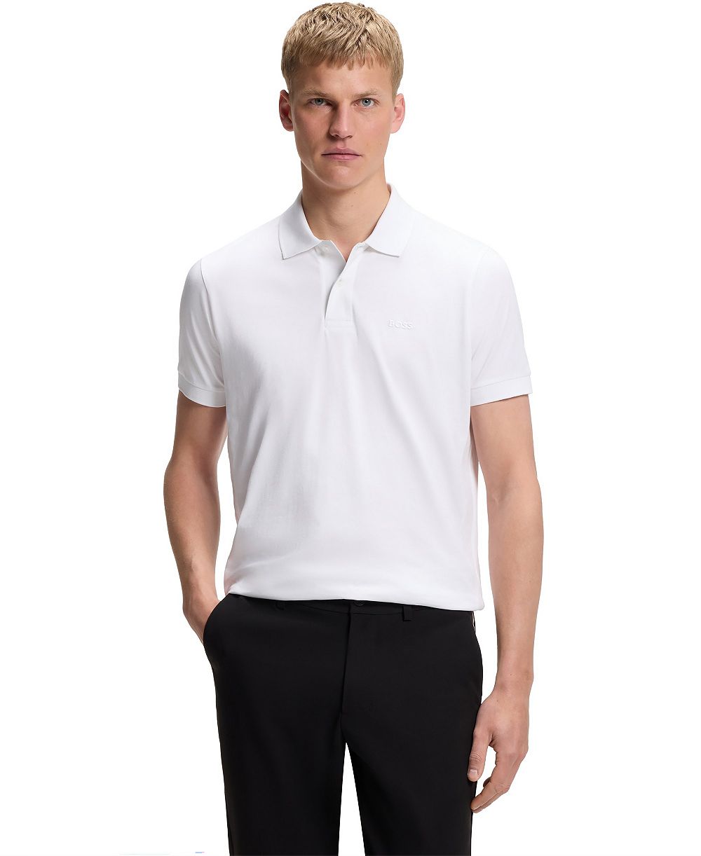 BOSS by Hugo Boss Men's Regular-Fit Embroidered Logo Polo Shirt