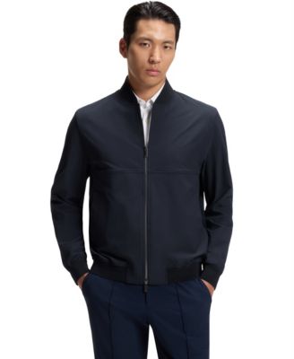 BOSS by Hugo Boss Мужской приталенный пиджак с микроузором, Stretch Slim-Fit