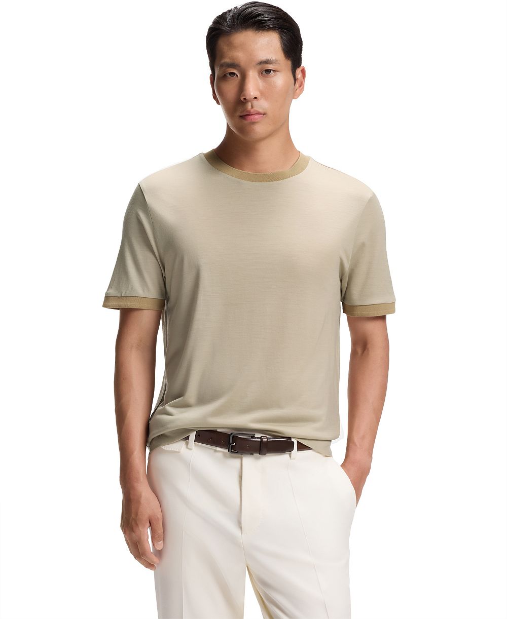 Мужская футболка BOSS by Hugo Boss Performance Wool Regular-Fit