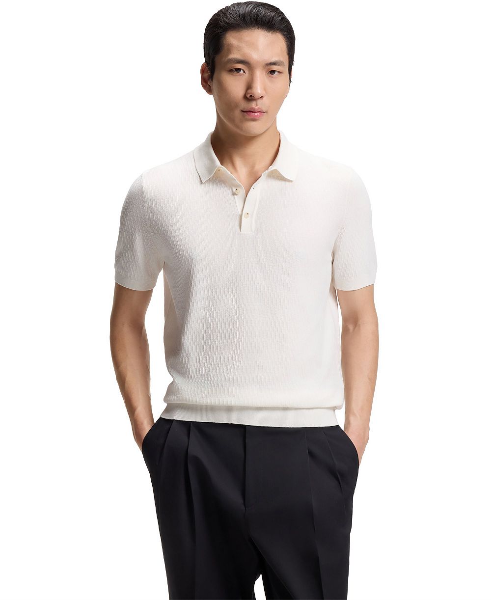 Поло BOSS by Hugo Boss Men's Structured Fabric