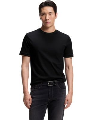 Мужская футболка BOSS by Hugo Boss Cotton Slim-Fit Crew Neck
