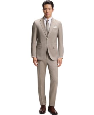 BOSS Мужской костюм Slim-Fit из девственной шерсти