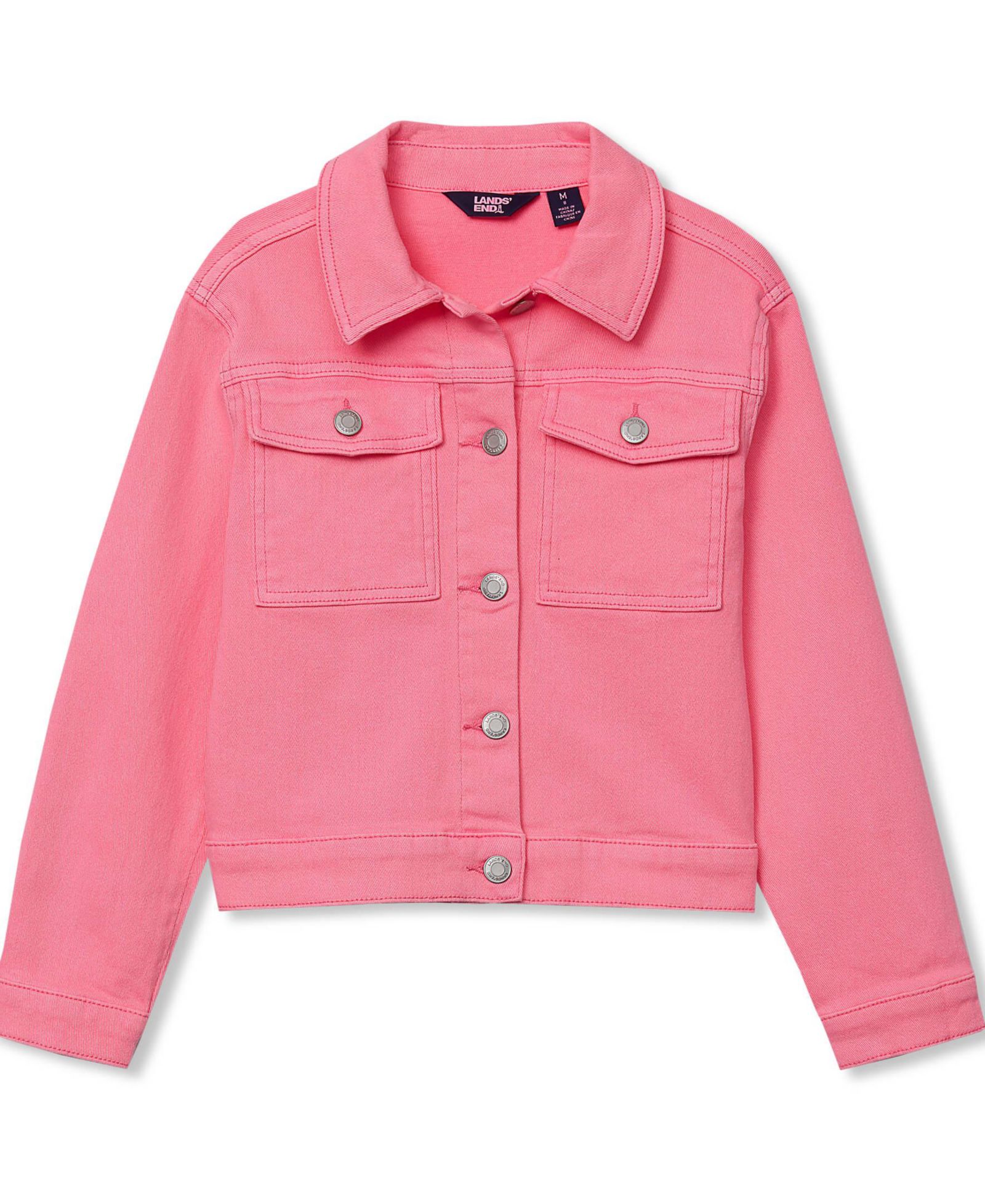 Детская джинсовая куртка Lands' End Girls Boxy