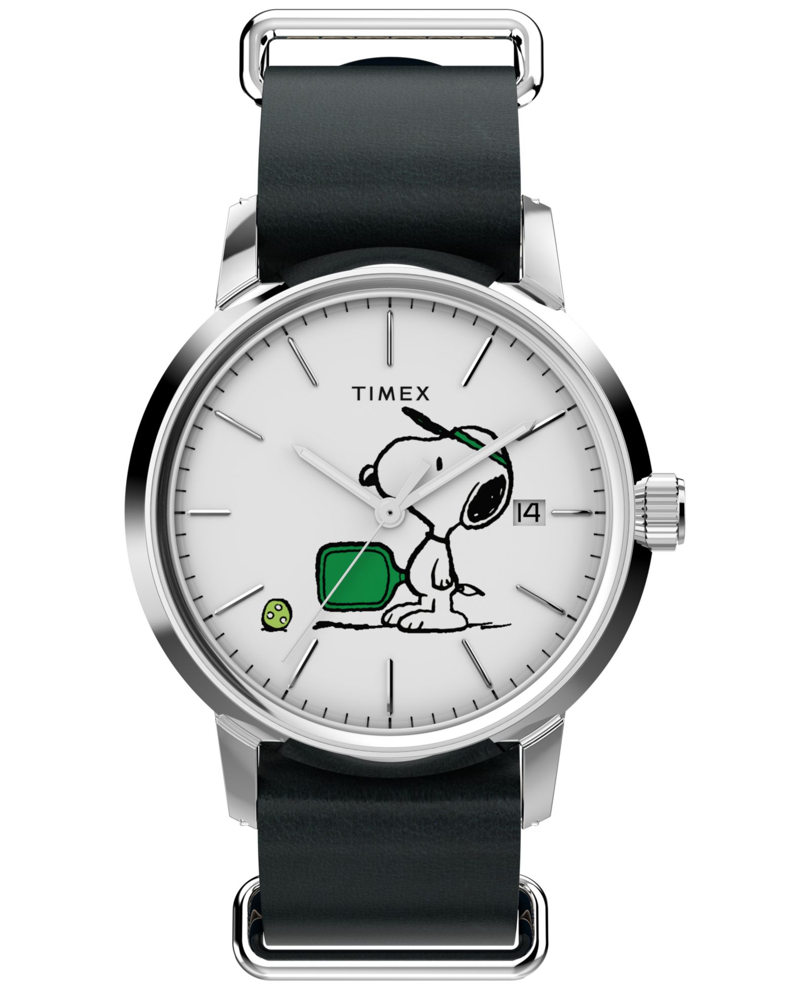 Timex Men's Mechanical Automatic Blue Leather Watch 40mm