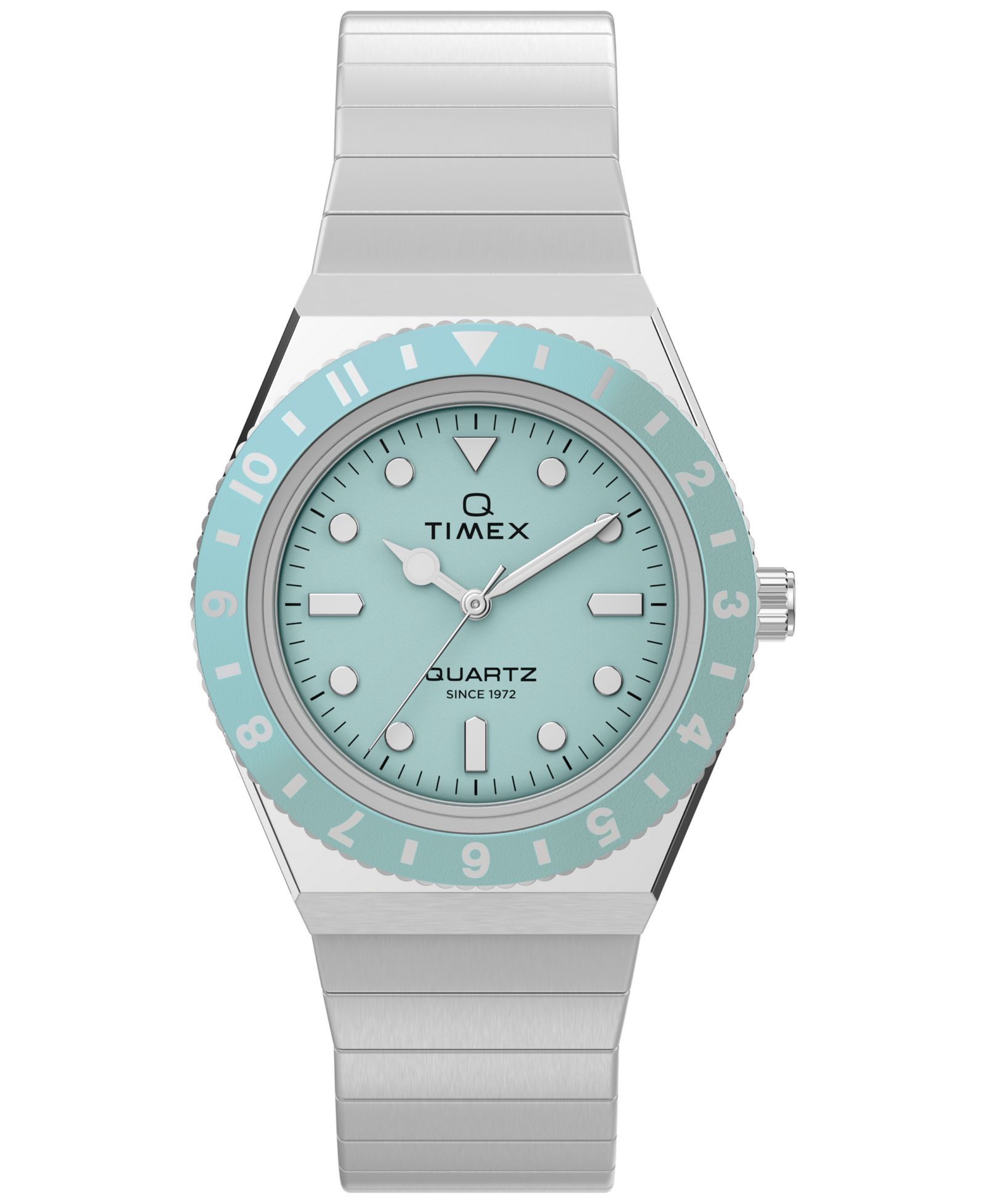 Timex Женские кварцевые аналоговые часы из стали серебристого цвета, 30mm