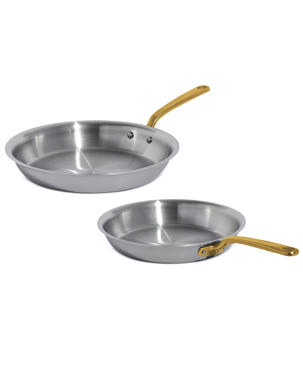 Набор сковородок Made In Antique Brass Stainless Steel Clad 2-Piece