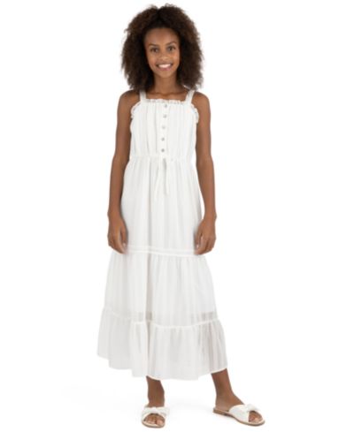 Speechless Girls' 7-16 Maxi Square Neck Dress