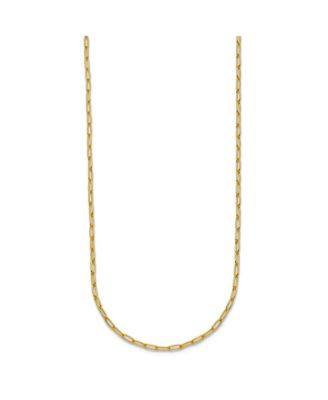 Curata Jewelry Ожерелье из желтого золота 18k с овальными звеньями, 16-24 дюйма
