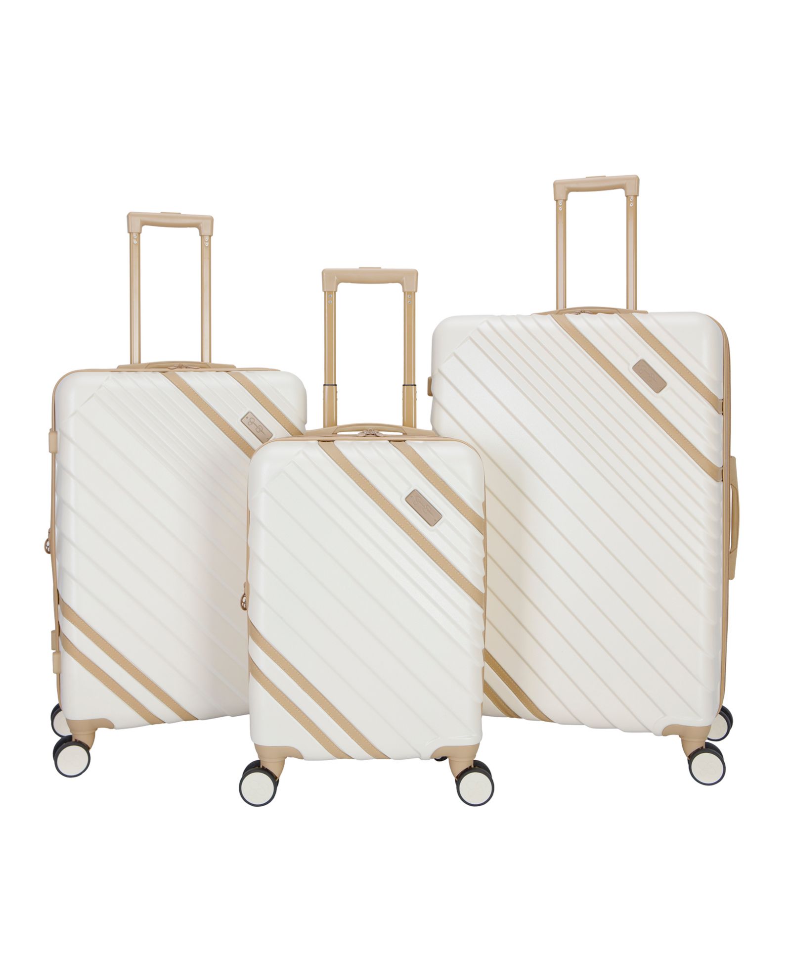 Jessica Simpson Lorelai 3 Piece Hardside Spinner Luggage Set