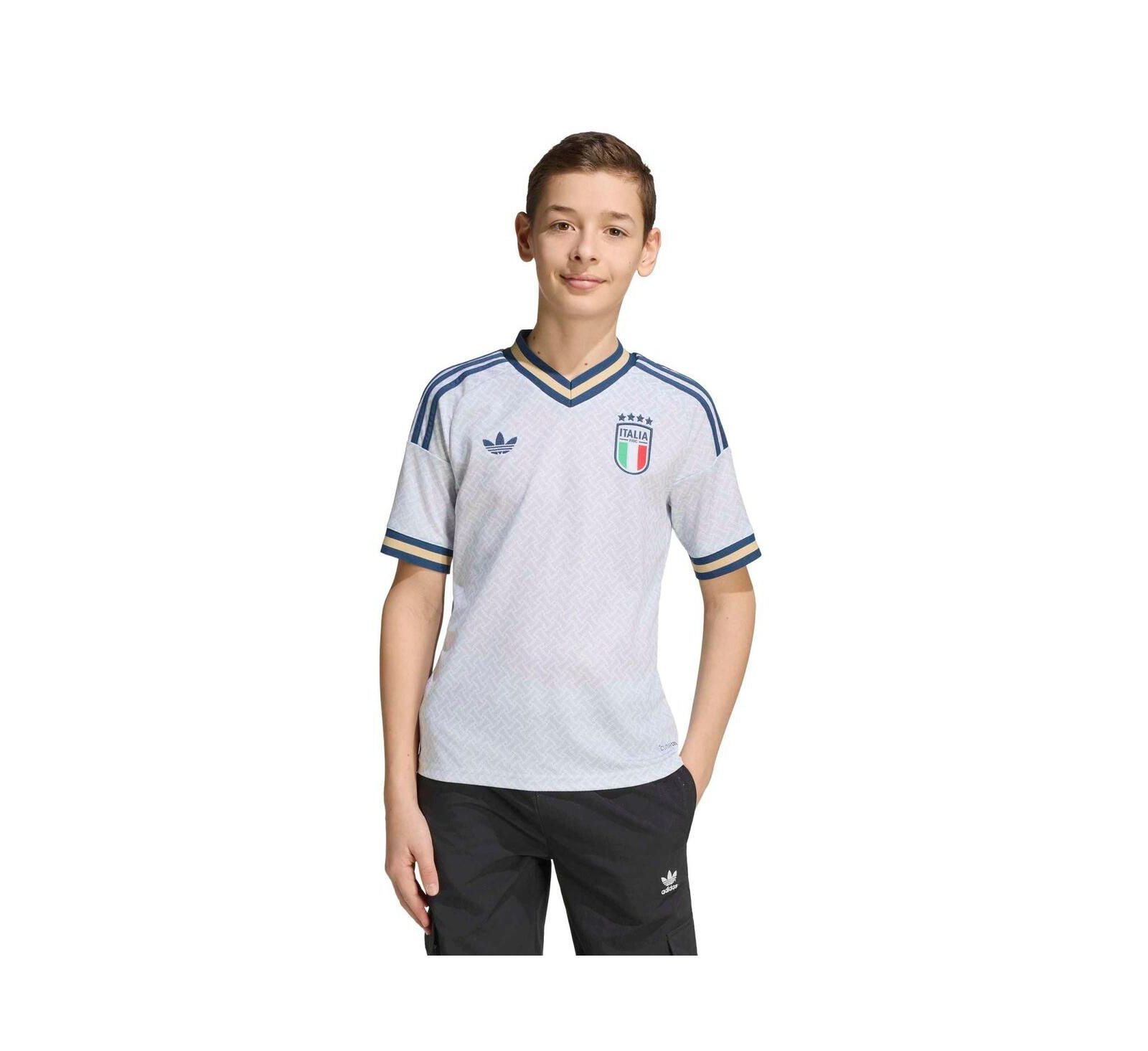 Детская реплика джерси сборной Италии Adidas Big Boys and Girls 2026 Away, Light Blue