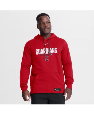 Nike Мужское красное худи Cleveland Guardians Authentic Collection Therma-FIT