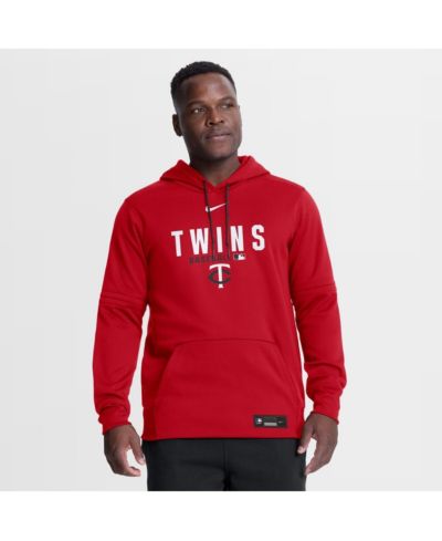 Nike Мужское худи Minnesota Twins Authentic Collection Therma-FIT, красное