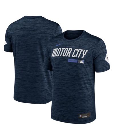 Nike Men's Navy Detroit Tigers Authentic Collection City Connect Velocity Dri-FIT T-Shirt