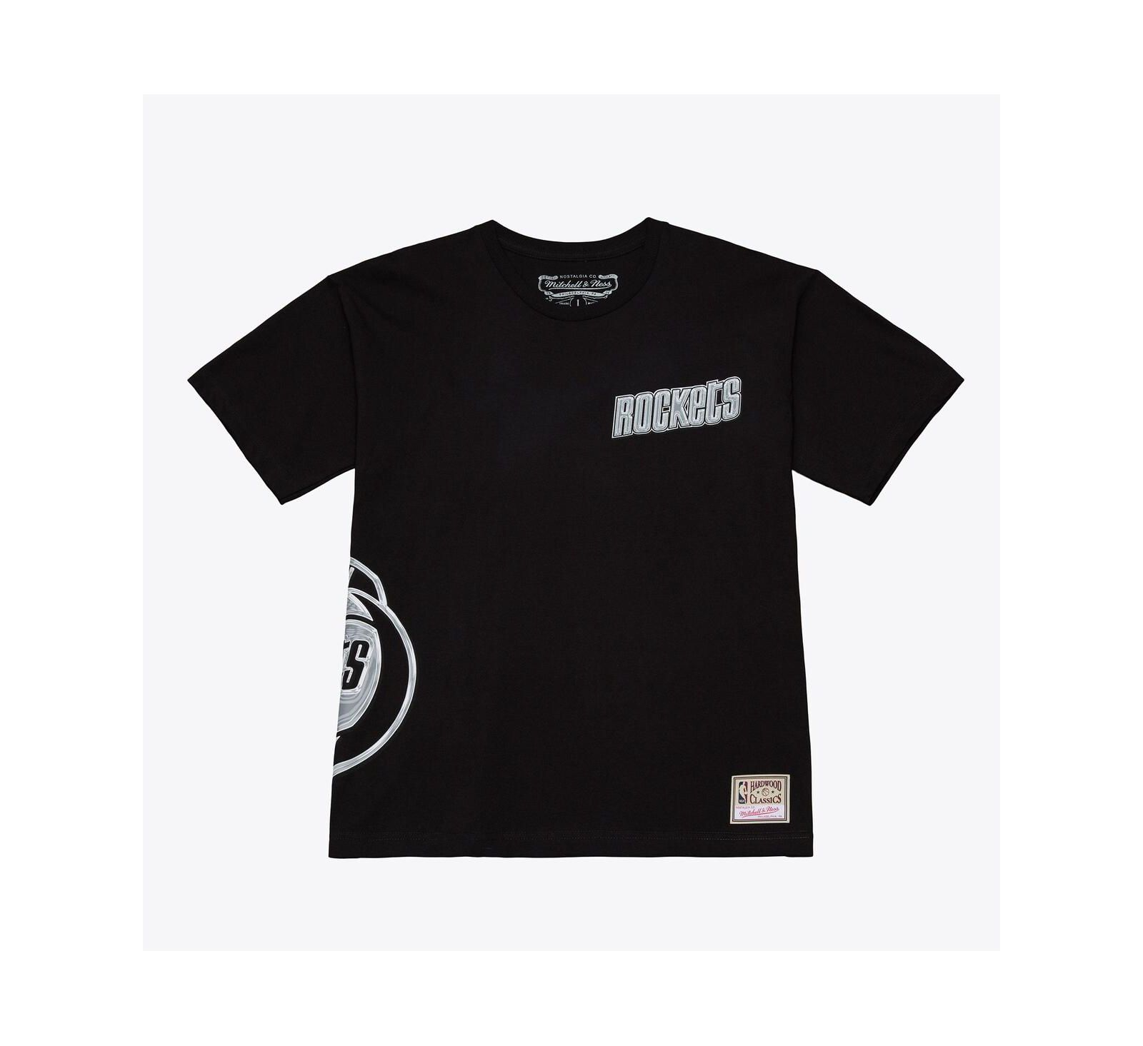 Mitchell & Ness Мужская футболка Chrome Heritage Black Houston Rockets
