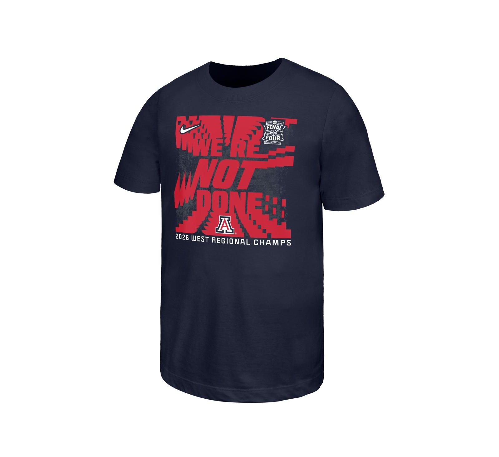 Nike Детская футболка Arizona Wildcats 2026 NCAA Men's Basketball Tournament Navy