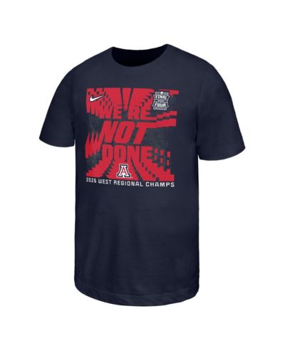 Nike Big Boys and Girls Navy Arizona Wildcats 2026 NCAA Men's Basketball Tournament March Madness Final Four T-Shirt
