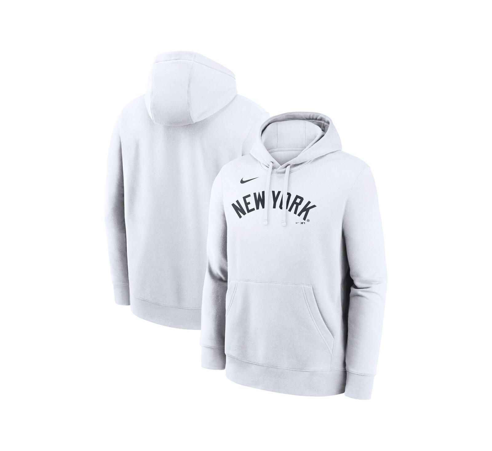 Мужская джерси Nike New York Yankees Dri-Fit Club Hoodie, белая