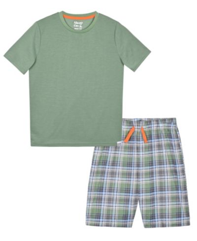 Детский комплект из футболки и шорт в клетку Sleep On It 2-Piece Set