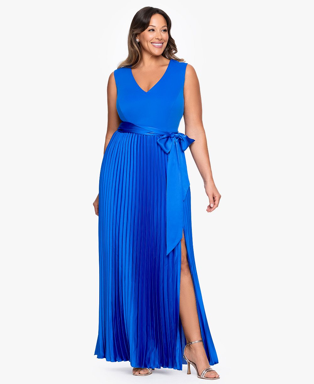 Женское платье XSCAPE Plus Sleeveless V-Neck