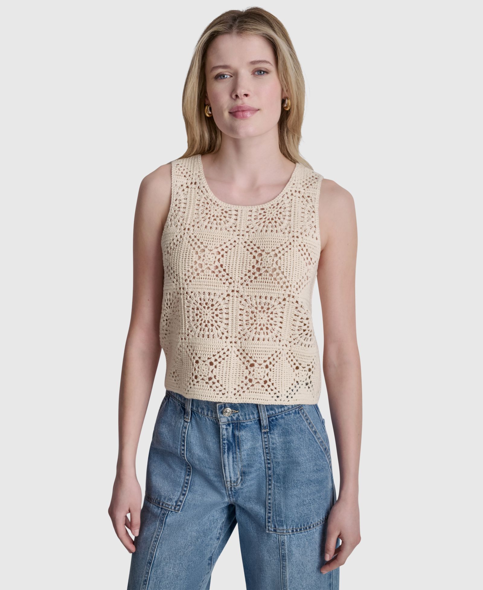DKNY Jeans Женский трикотажный топ без рукавов